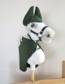 Derka dla Hobby Horse A4 + nauszniki – kolor butelkowa zieleń