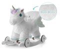Mięciutki konik na biegunach Jednorożec | white