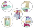 Drewniany konik na biegunach | Unicorn
