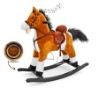 Koń na biegunach Mustang | jasny brąz