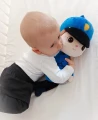 Miękki pluszowy Policjant 50 cm do przytulania dla dziecka