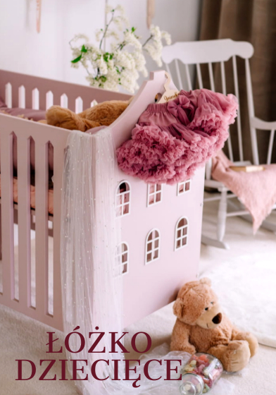 Łóżko dziecięce drewniane