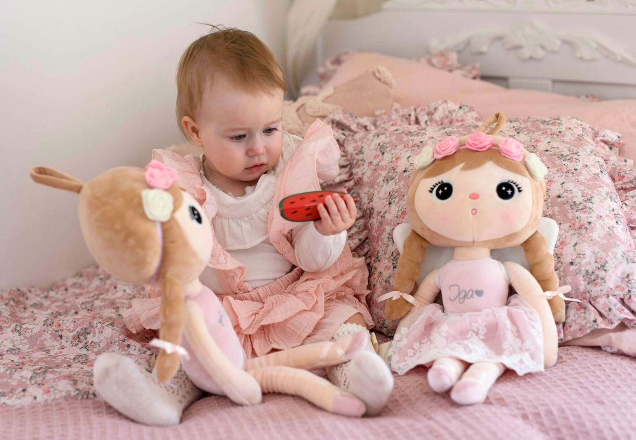 Lalka Metoo dla rocznego dziecka z imieniem na prezent